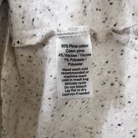 ATM Slub Jersey Schoolboy Crew Neck Short Sleeve Tee Speckled Women's Size Large - Picture 8 of 12